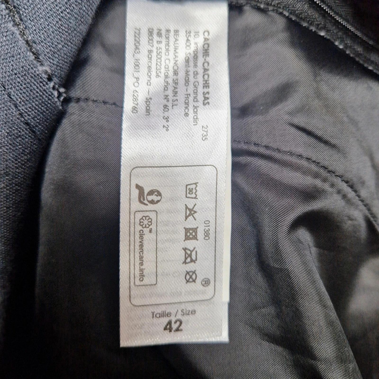 Falda corta tipo piel Cache Cache Talla 42 – photo 5